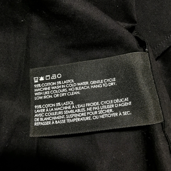 Club Monaco Black Button Up Shirt - Picture 3 of 3